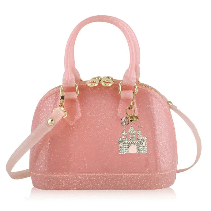 Lt Pink Sparkle Cate Purse with Charm