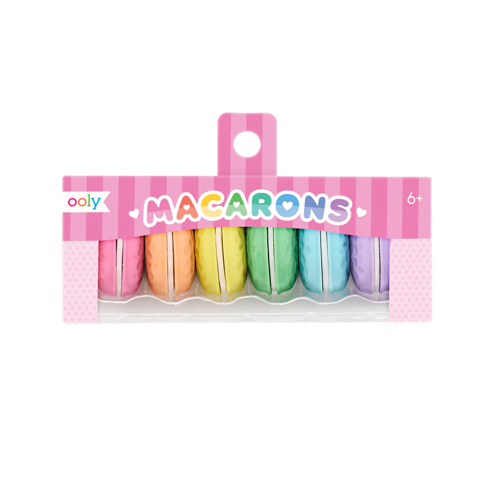 Macarons Vanilla Scented Puzzle Erasers