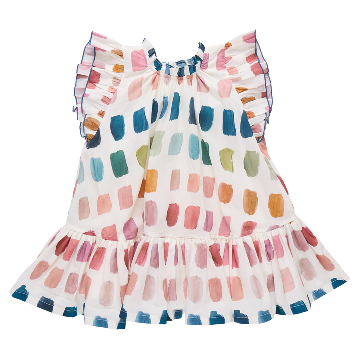Harper Dress Paint Patches