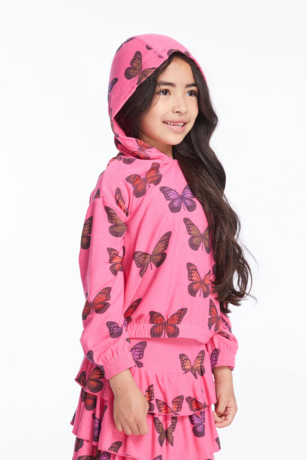 Colorful Butterflies Pullover Hoodie