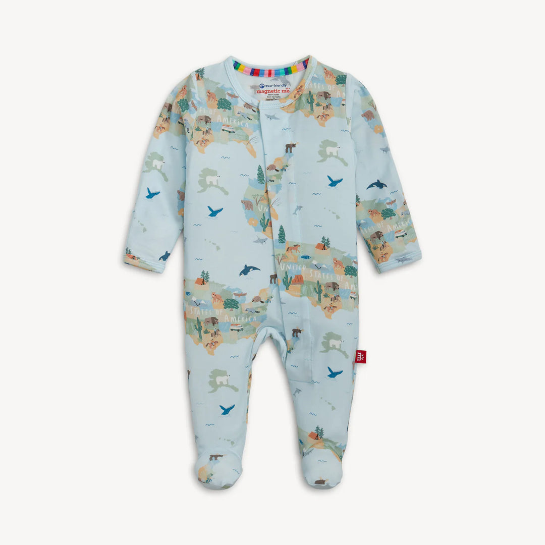 America the Beautiful Magnetic Footie