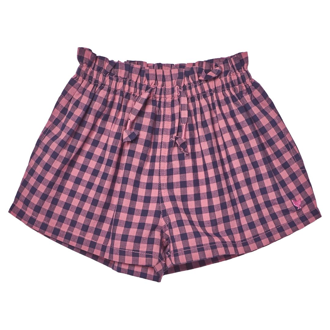 Blue Pink Check Theodore Short