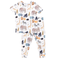 Load image into Gallery viewer, Animals of Africa Bamboo Pajama Set
