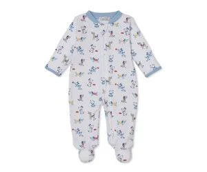 Puppy Patch Zipper Footie
