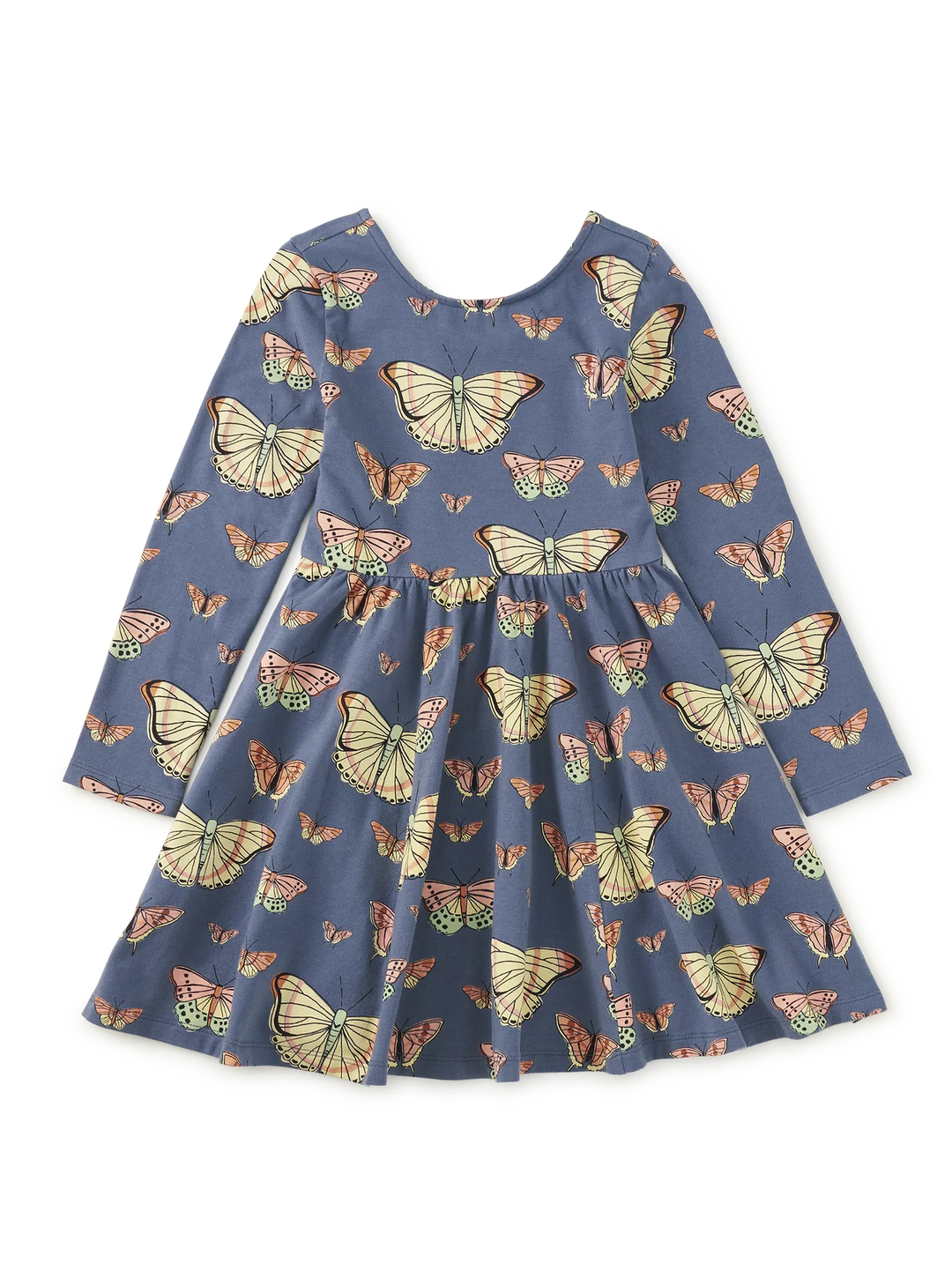Printed Ballet Dress - Skyfield Butterflies