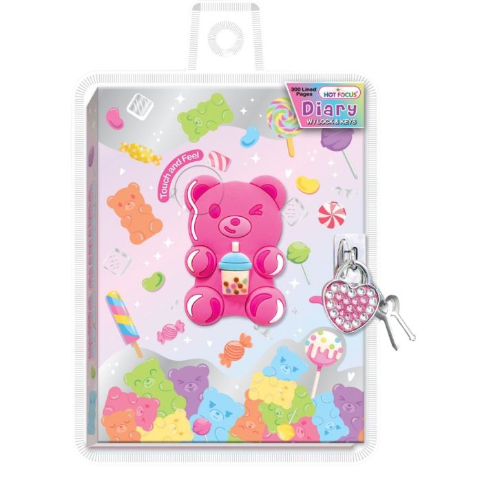 Gummy Bear Diary with Lock & Keys
