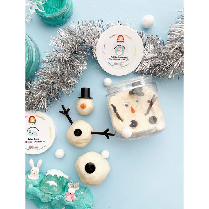 Snowman Mini Dough-To-Go