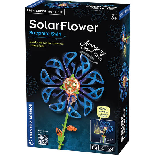 Solar Flower Saphire Swirl