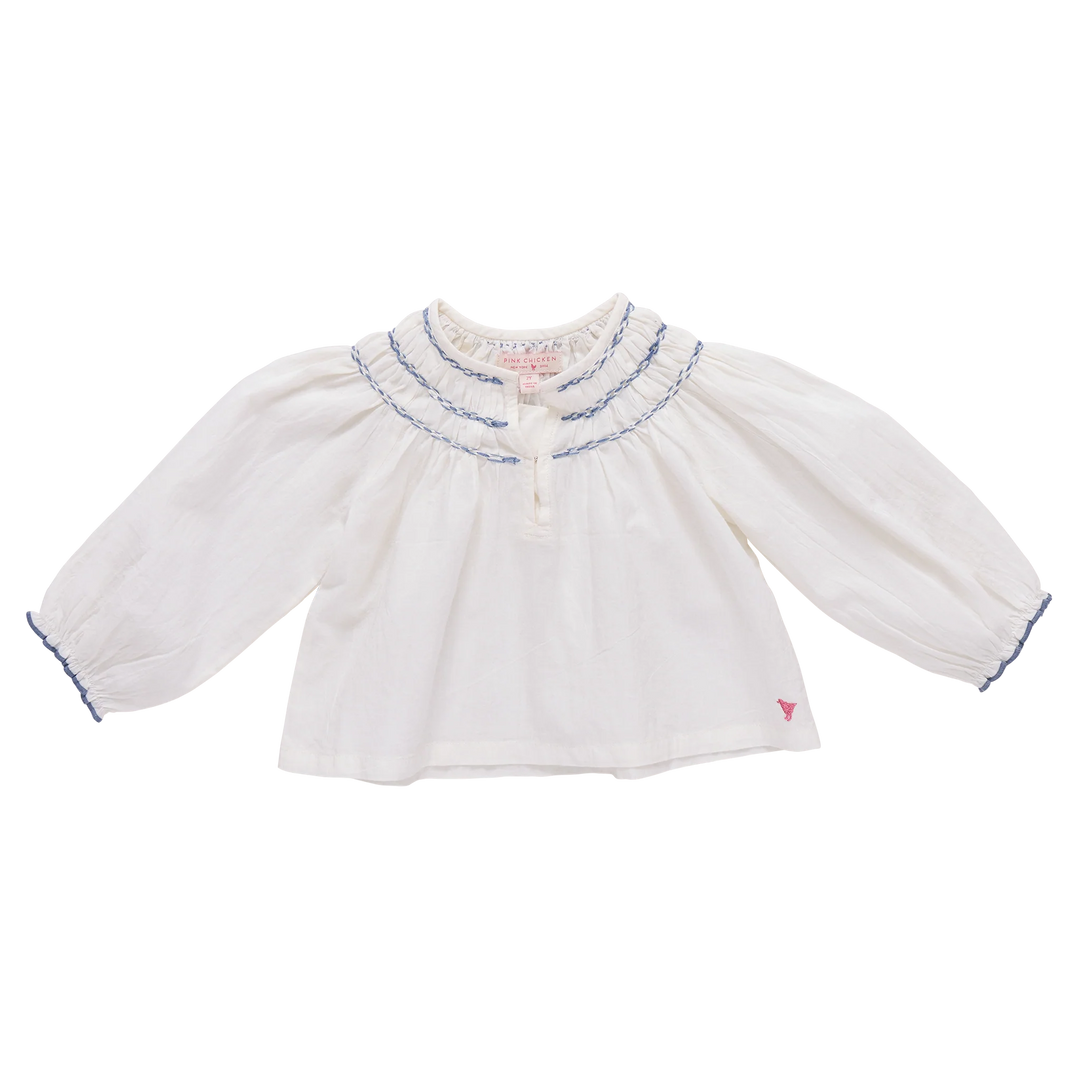 Ava Top Antique White
