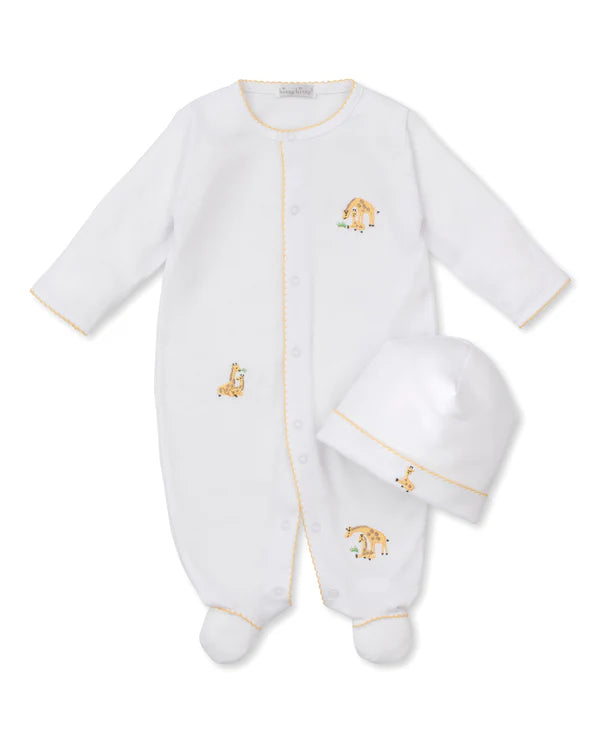 Giraffe Duo Footie & Hat Set