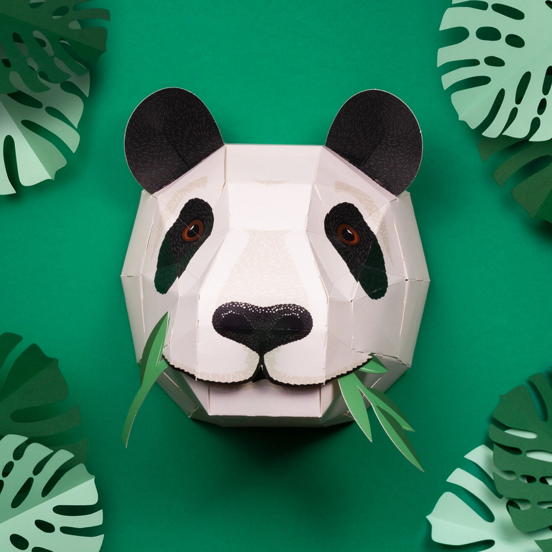 Create Your Own Giant Panda head