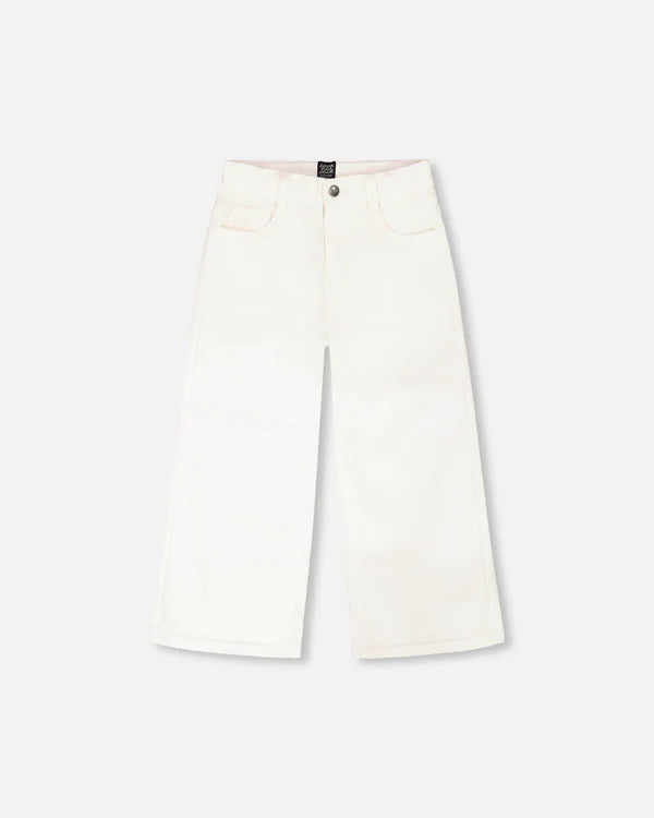 Wide Leg Jeans White