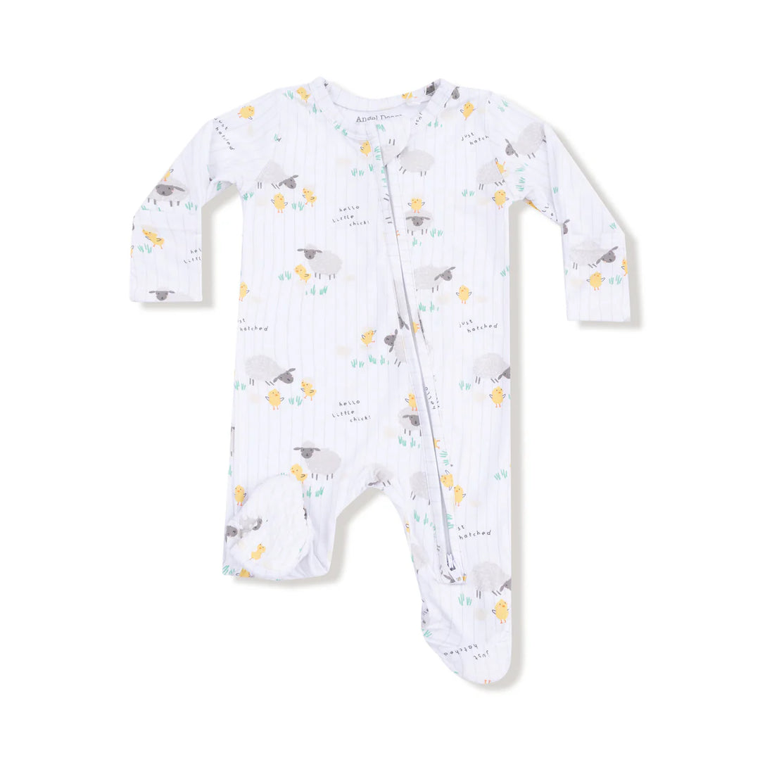 Just Hatched Zipper Footie