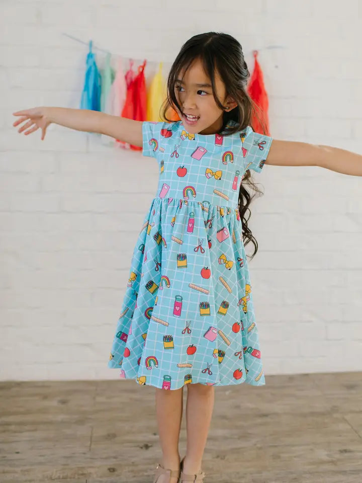 Classic Twirl Dress in Back to School