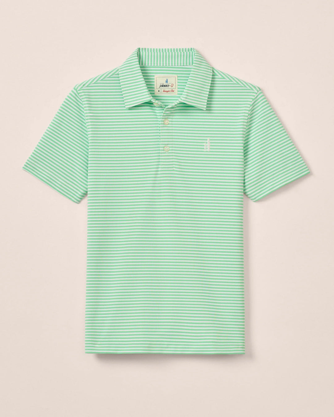 Performance Mesh Polo Spring Bud Stripe