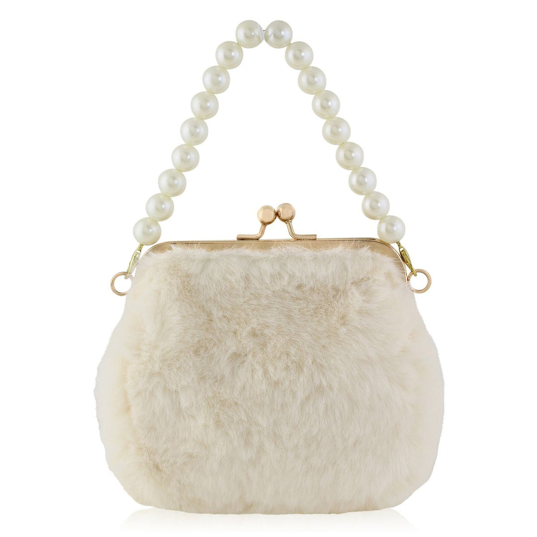 Lovie: Faux Fur with Pearls