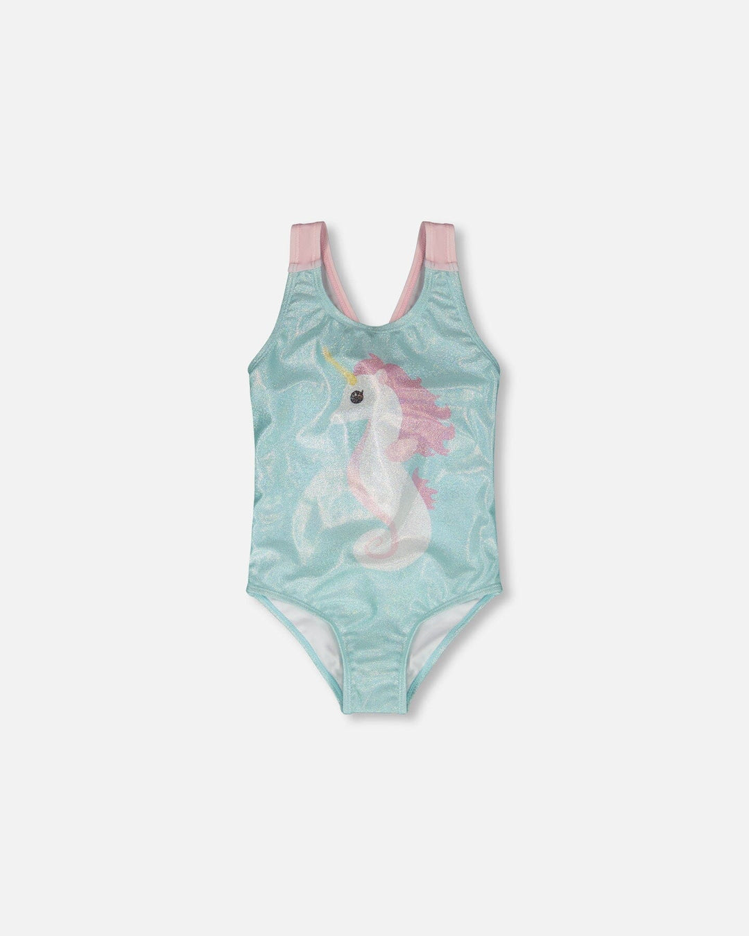 Aqua Shimmer Seahorse Swimsuit