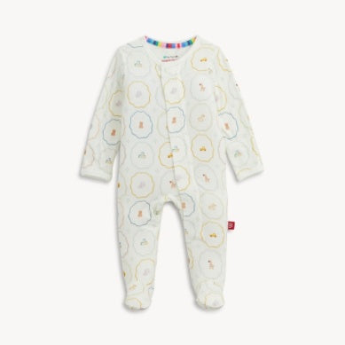 Nursery Magic Cream Modal Footie