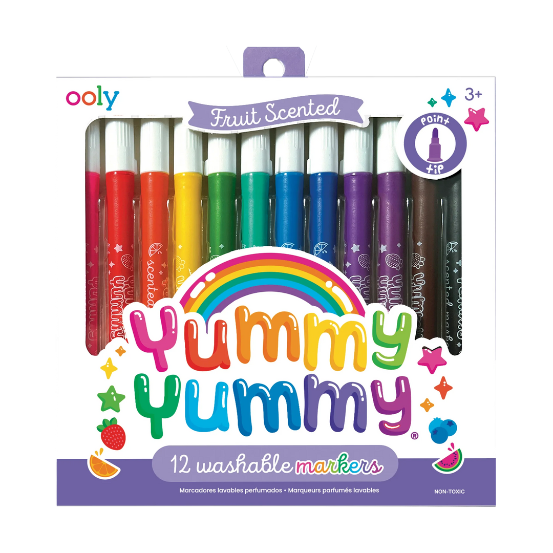 Yummy Yummy Fruit Scented Markers Set of 12