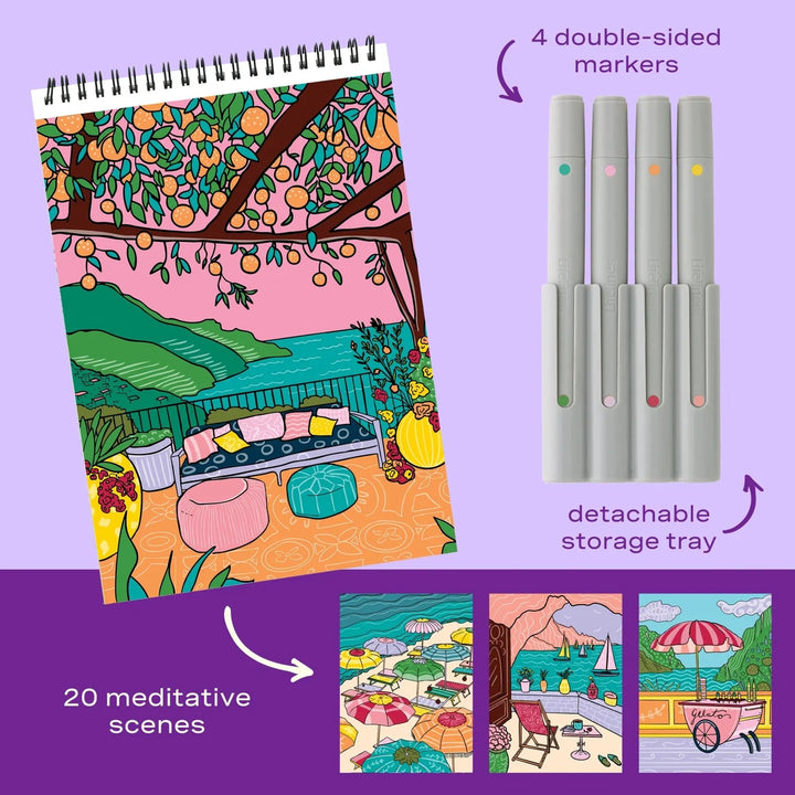 FlowArt® - Scented Color-to-Reveal, Citrus Coastline