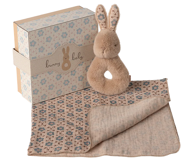 Maileg Rabbit Rattle Set