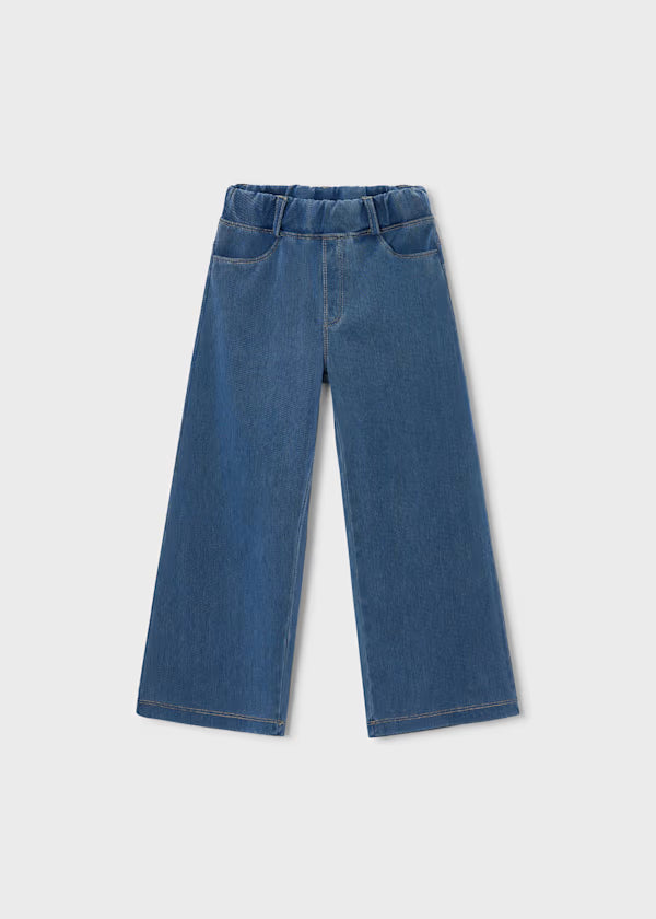 Pull On Knit Denim Pant