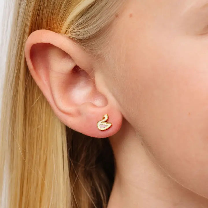 Swan Earrings