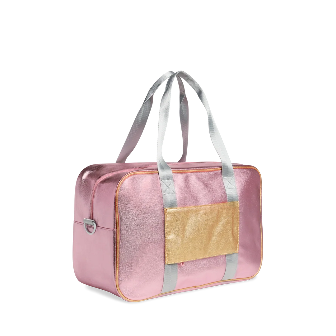 Rockaway Duffle Metallic Pink/Silver