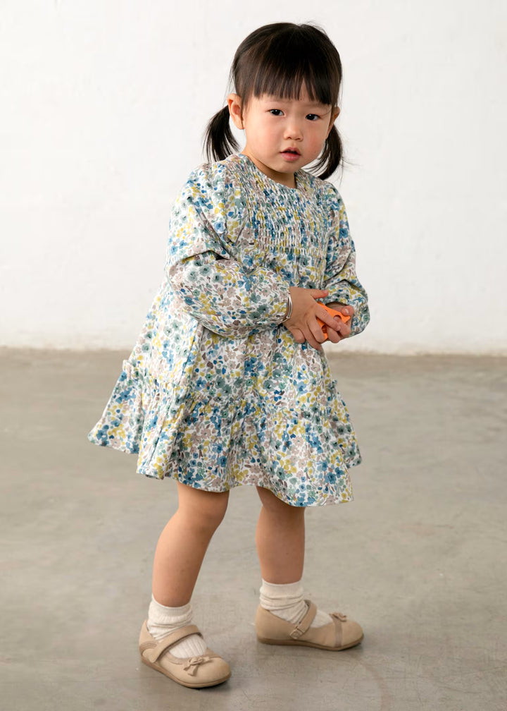 Anise Smocked Floral Dress
