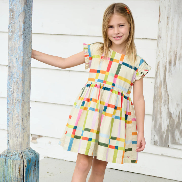 Multi Tattersall Adaline Dress