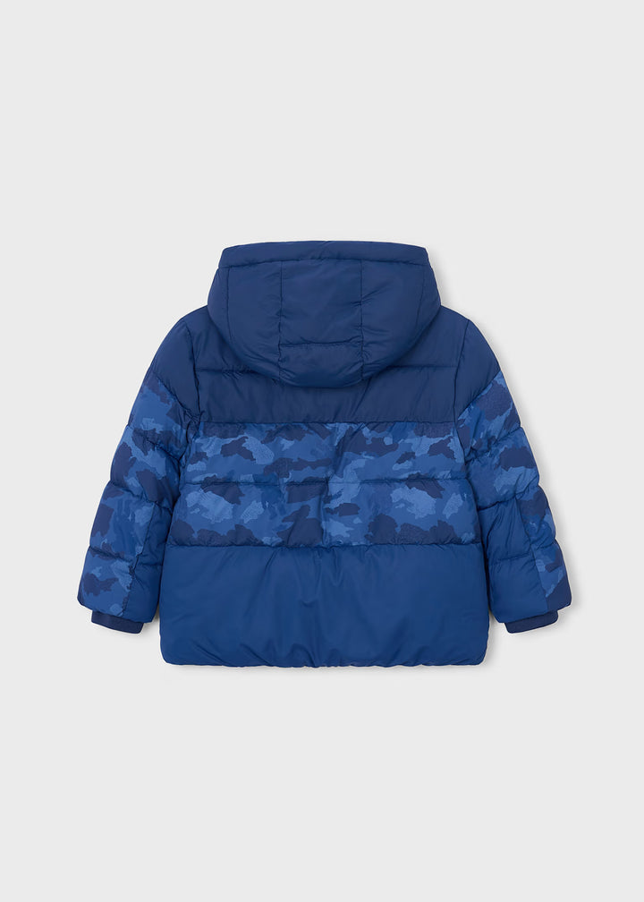 Camo Blue Puffer Jacket