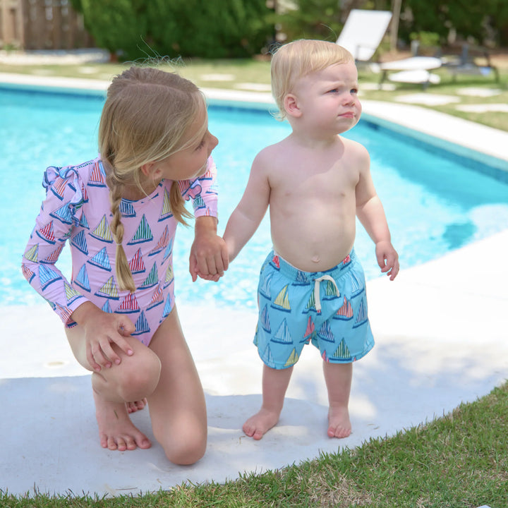 Baby Boys Swim Trunk Blue Regatta