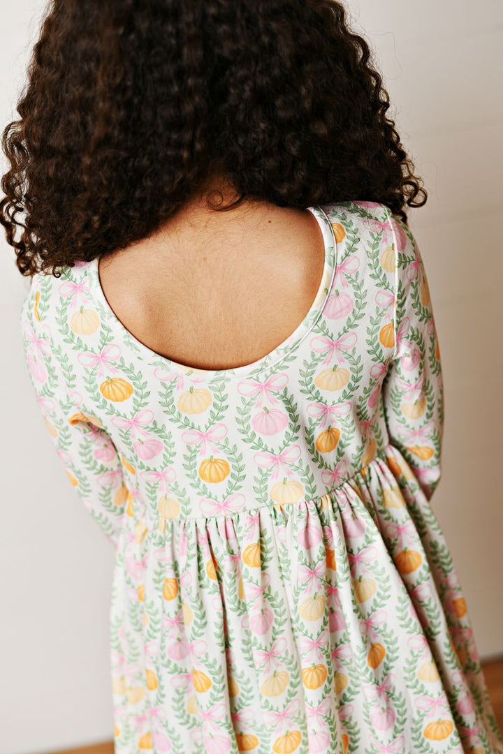 Pumpkin Twirl Dress