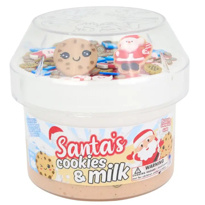 Santa's Cookies & Milk Christmas Slime
