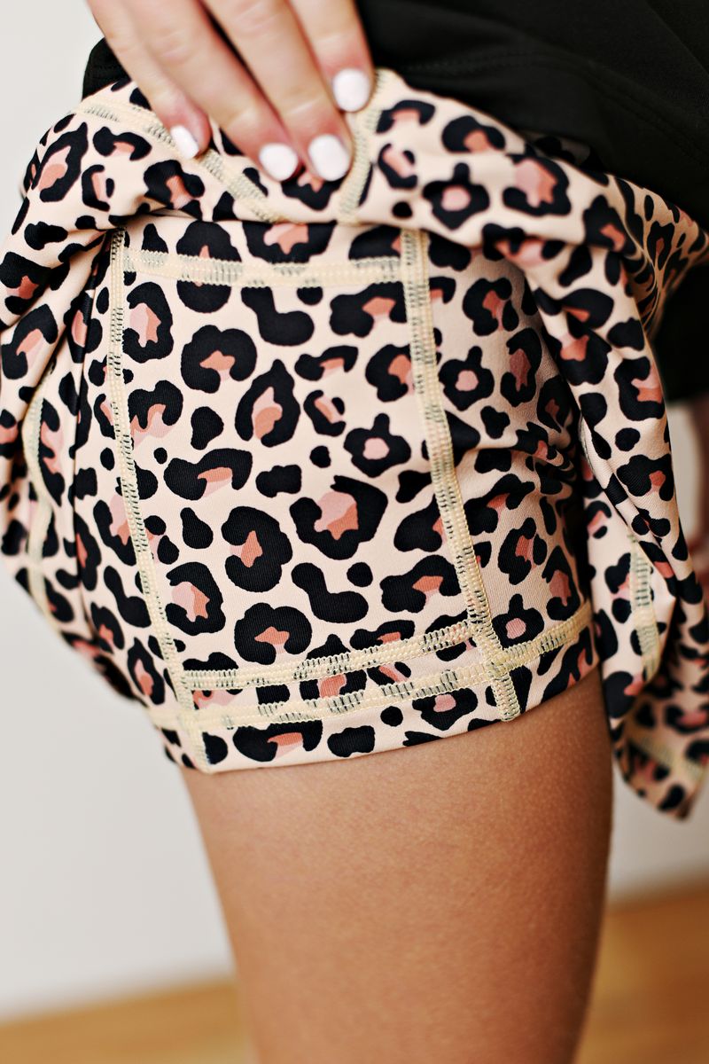 Leopard Tennis Skirt
