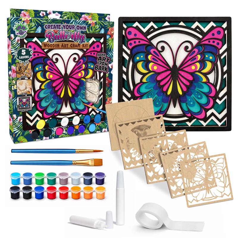 Butterfly Wood Art