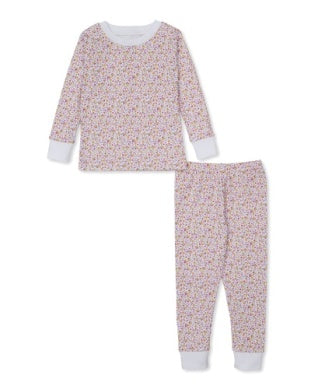 Blossoming Bows Pajama Set Snug Fit