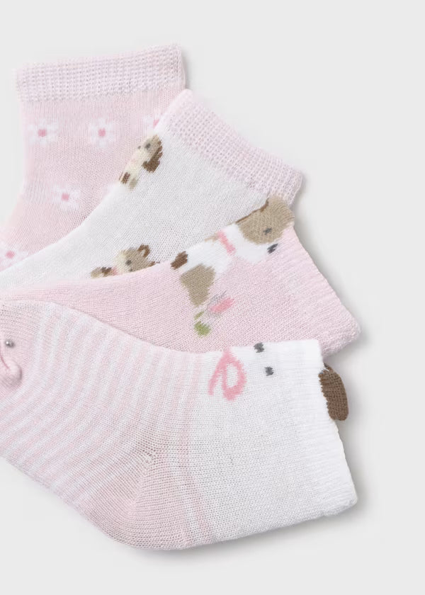 4 pack Puppy Socks