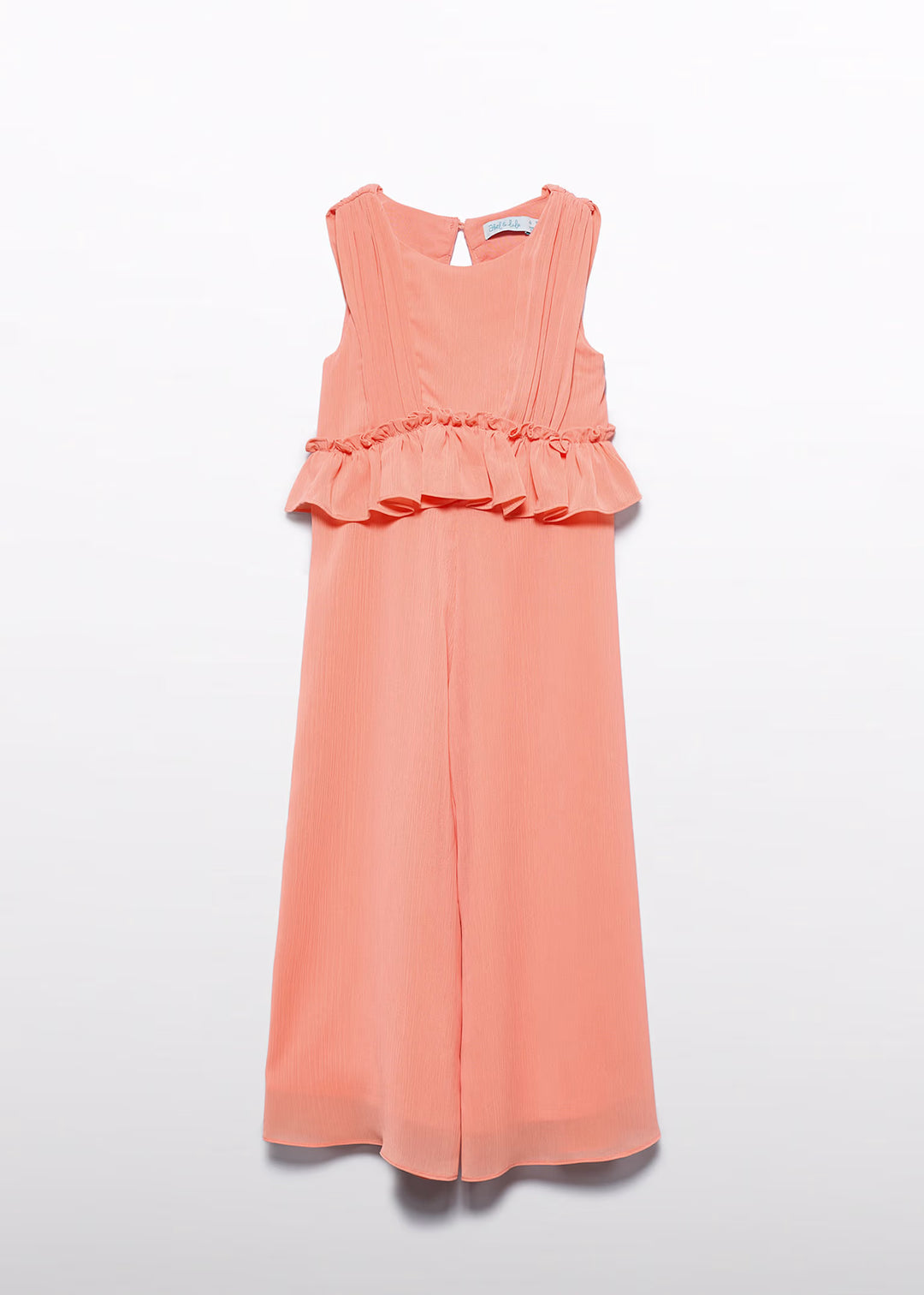 Bambula Chiffon Jumpsuit Coral