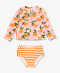 Load image into Gallery viewer, Orange You the Sweetest Long Sleeve Zipper Rash Guard Bikini
