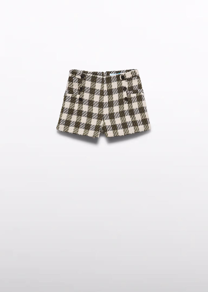 Houndstooth Short