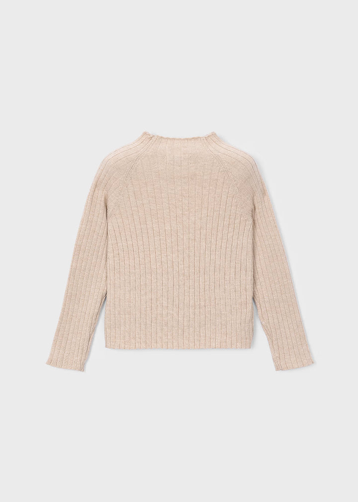 Ribbed Mockneck