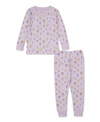 Summer Wildflowers Snug-Fit Printed Pajama Set