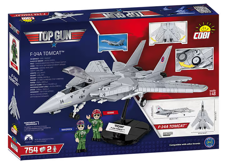 COBI Top Gun F-14A Tomcat Block Set