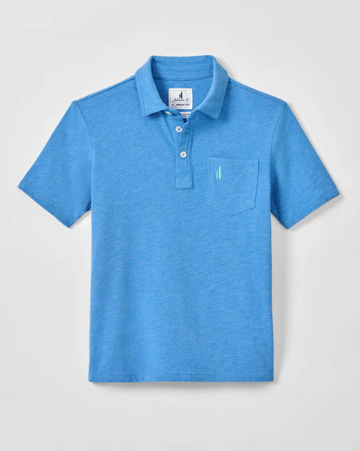Original Jr Polo Heathered Venice Blue