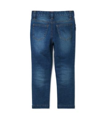 Navy Stretch Denim Pants