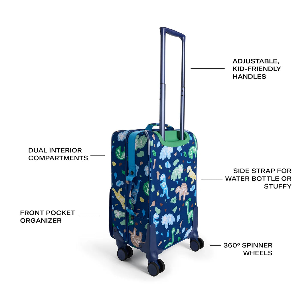 Logan Carry On Suitcase Dino Fossils