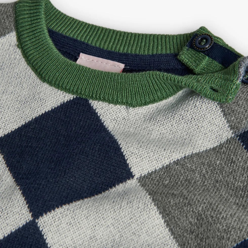 Argyle Crewneck Sweater