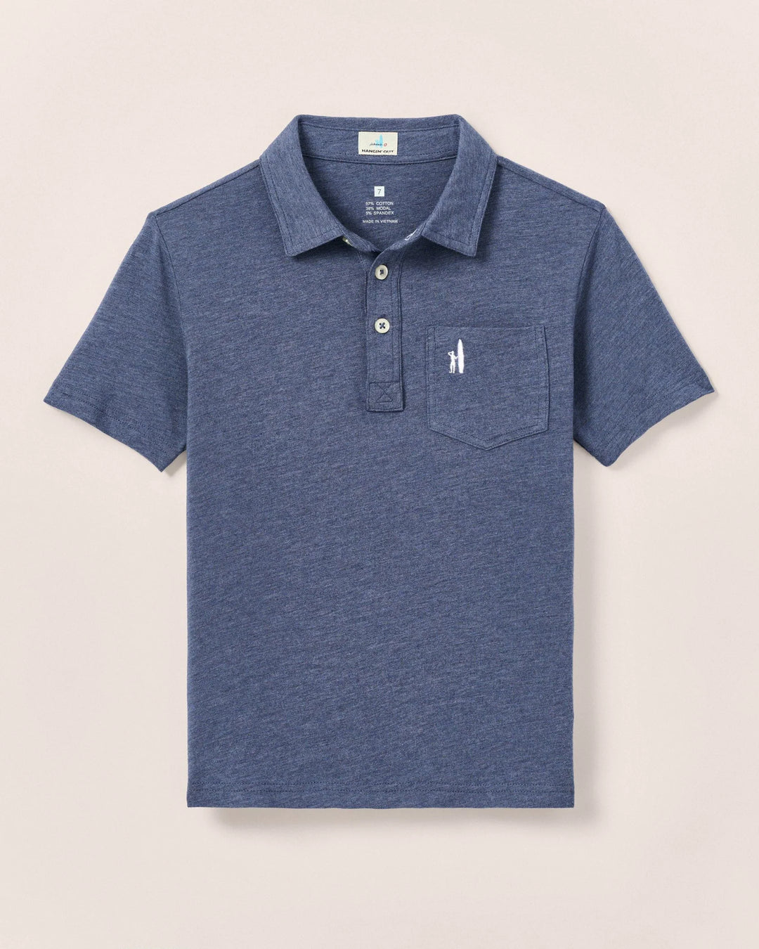 Heathered Original Polo Oceanside