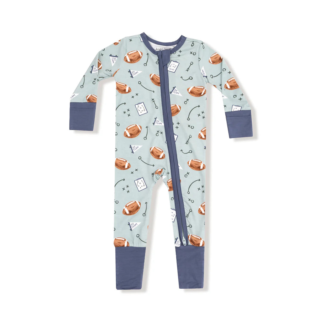 Touchdown Time Grey Mist Convertible Romper